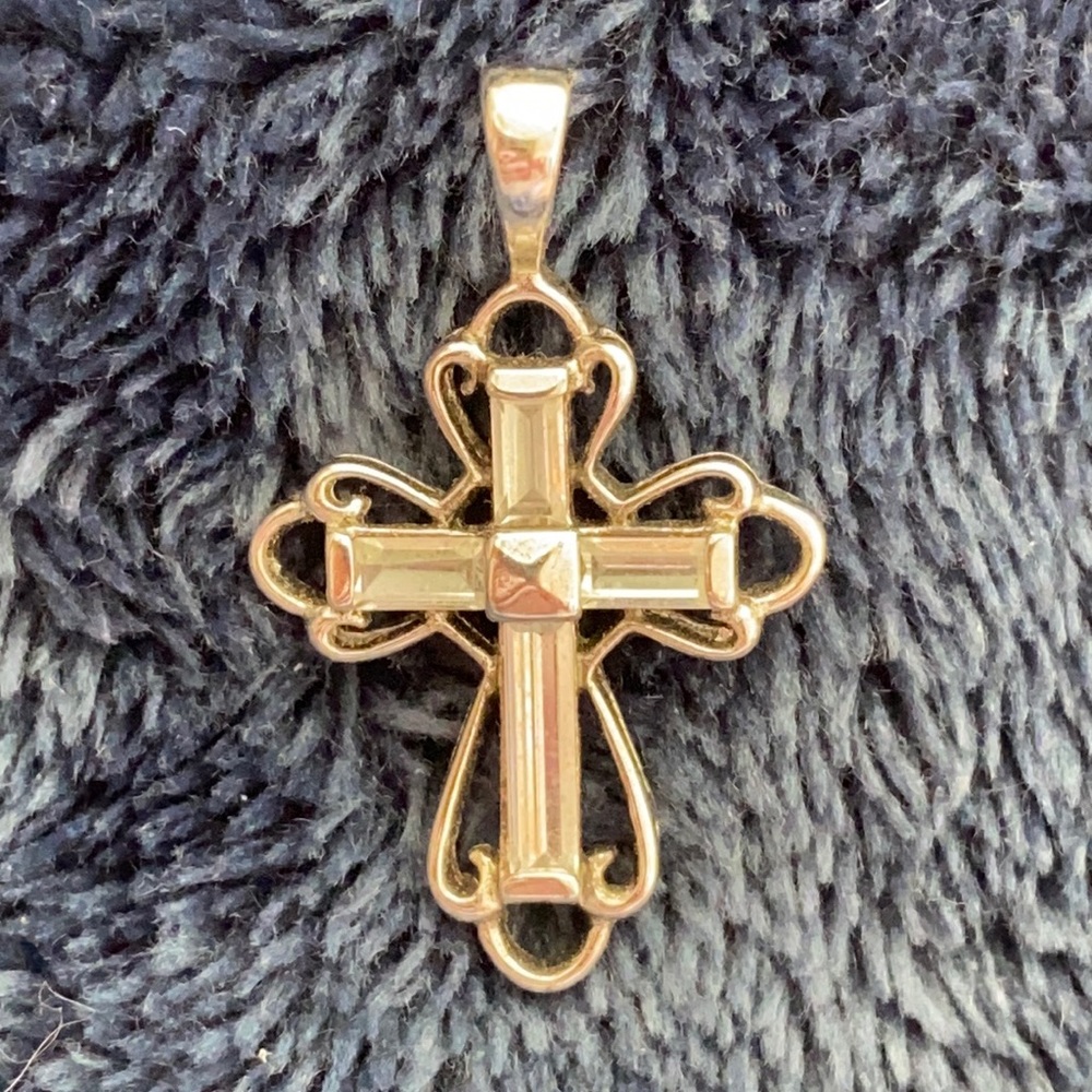 Sterling Silver and Austrian Crystal Pendant